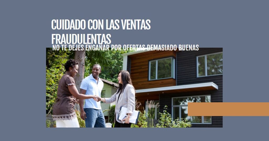 Ventas fraudulentas de bienes inmuebles